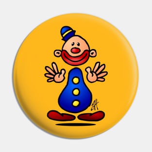 Circus clown Pin