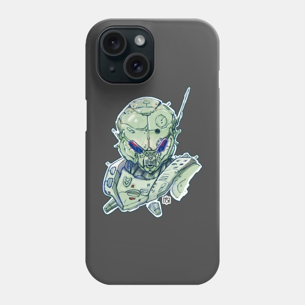 SWAT robot Phone Case by INKSPACE