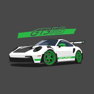 Car 911 gt3 rs green T-Shirt