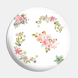 Flower Pattern Pin