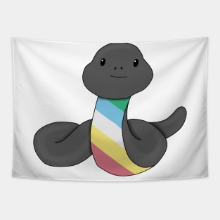 Disability pride flag snake Tapestry