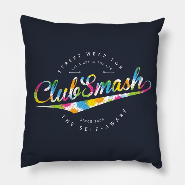 Club Smash - Color Smash Pillow by meganjuliaphotography