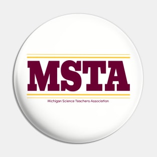 MSTA Old School Mount Pleasant Maroon/Gold Pin