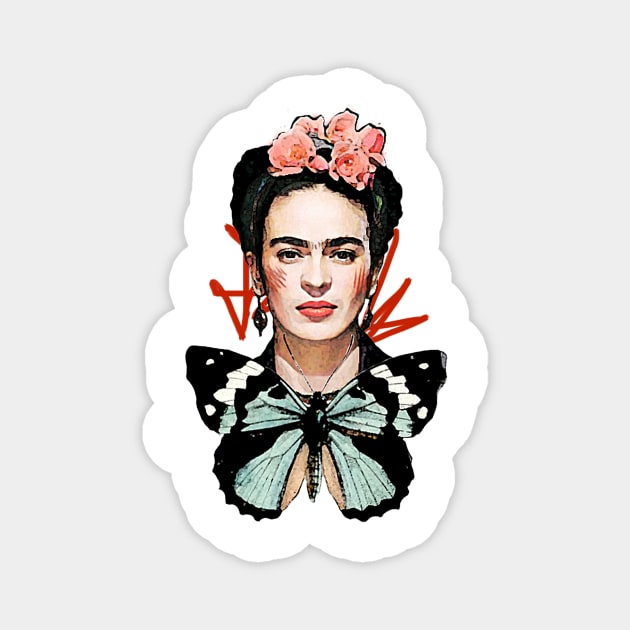 Frida Kahlo Magnet by TatianaBS