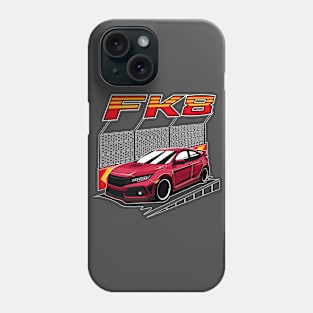 Red civic type R FK8 Phone Case