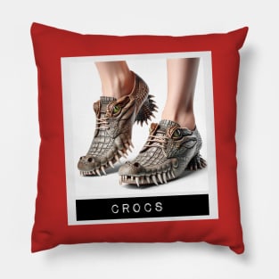 Live Action Crocs! Pillow