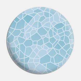 Abstract Geometric Water Pattern - green pastel scheme Pin