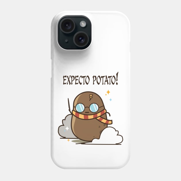 Expecto Potato Phone Case by clgtart