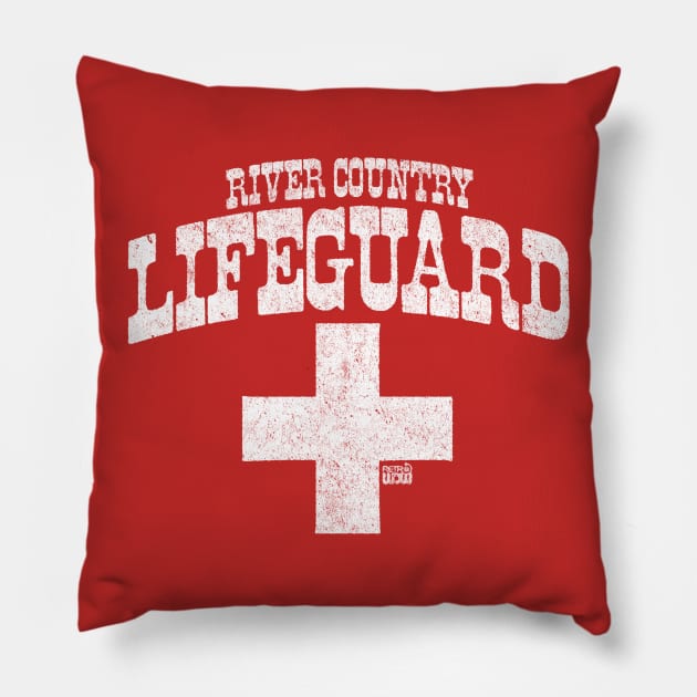 River Country Lifeguard Pillow by RetroWDW