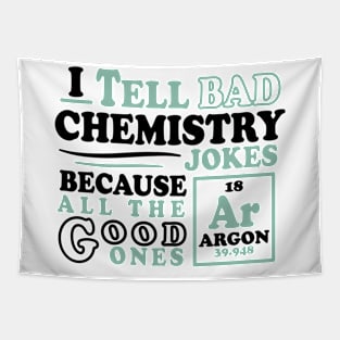 Argon Chemistry Joke Tapestry