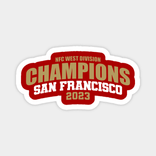 San Francisco Division Champions 2023 Magnet