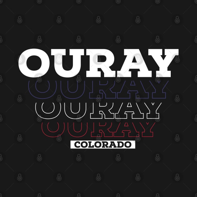 Ouray Colorado USA Vintage by Zen Cosmos Official