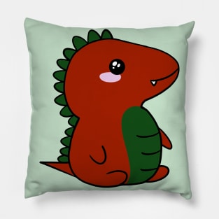 Christmas Themed Baby Dinosaur for Dino Fan Pillow