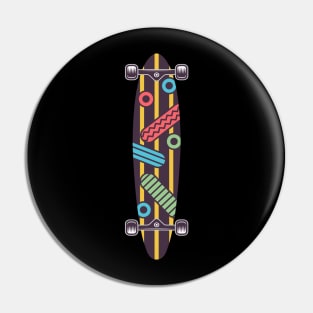 Longboarder Pin