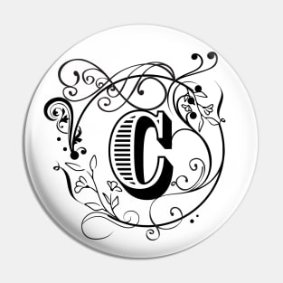 Letter C Pin