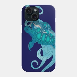 Tranquil Turtle Family Phone Case