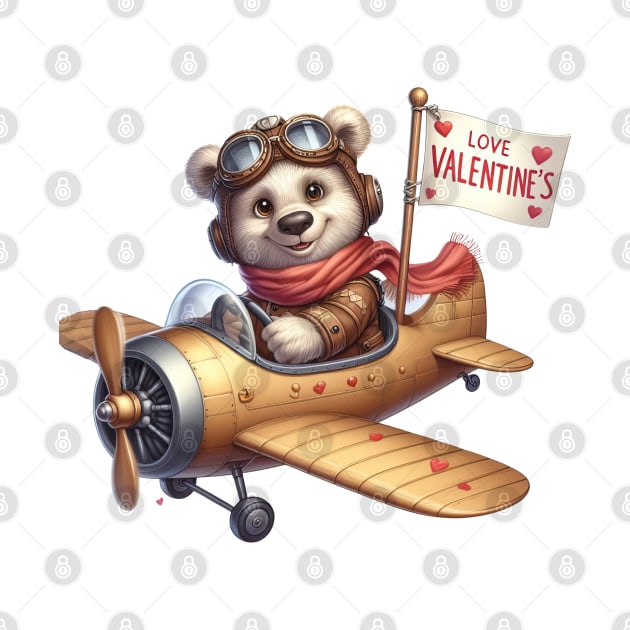 Valentine Love Bear by Chromatic Fusion Studio