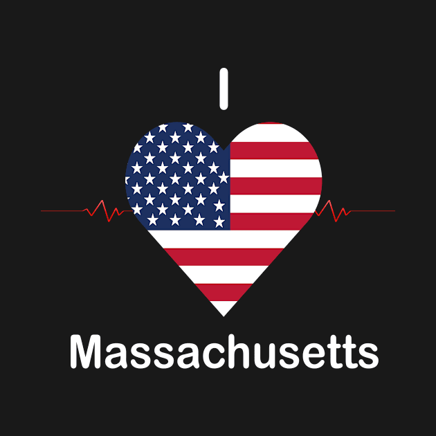 I love Massachusetts by FUNEMPIRE