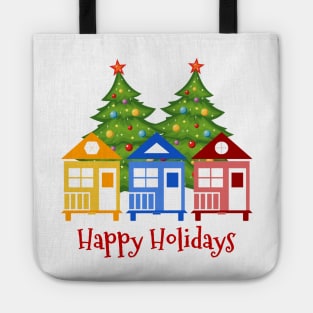 Happy Holidays Tiny House Living Tote