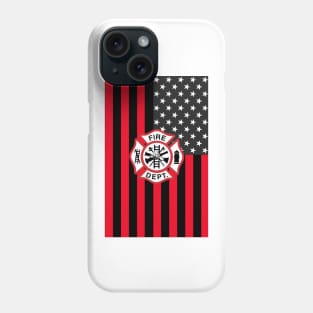 Copy of Firefighter Gifts, Thin Red Line Flag Phone Case