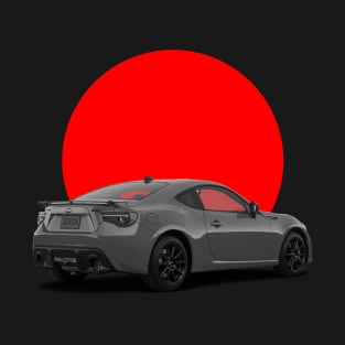 BRZ Japan Sun Grey Black T-Shirt