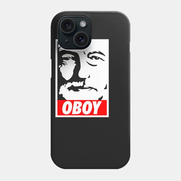 Jeremy Corbyn OBOY Phone Case by dumbshirts