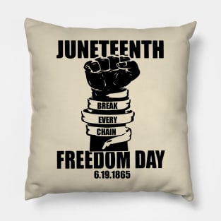 June Teenth Pillow