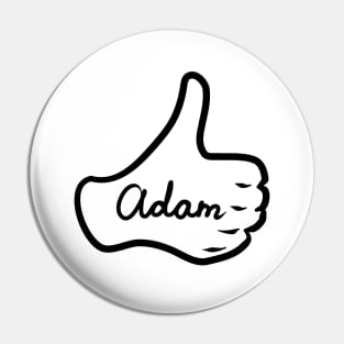 Men name Adam Pin