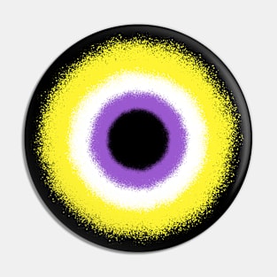 Hoop Dynamics Icon - Nonbinary Pride Pin