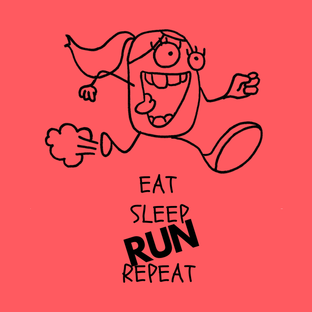 Rita in Eat Sleep Run Repeat mode by Dreanpitch