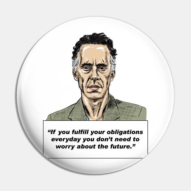 Jordan Peterson Quote #3 Pin by MasterpieceArt