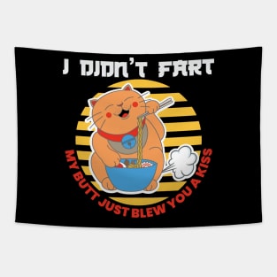 I Didnt Fart My Butt Just Blew You a Kiss Anime Tapestry