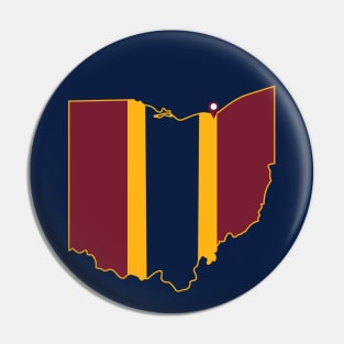 Cleveland Basketball Pin