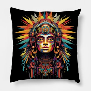 Aztec Legacy - Mexican Mesoamerican Pride Urban Streetwear Pillow