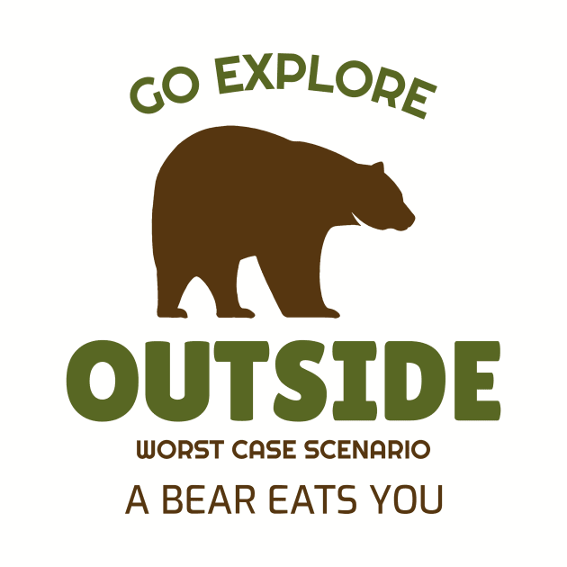 Go Explorer, Worst Case Scenario A Bear Eats You by Mediocre Adventurer