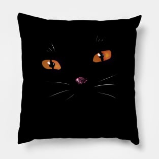 Cat Eyes Orange Pillow