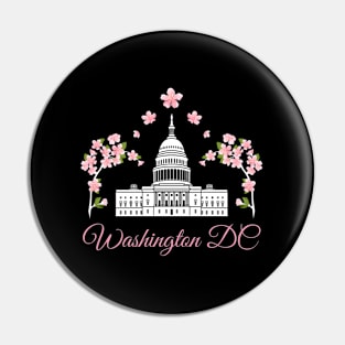 Washington Dc Cherry Blossom Pin