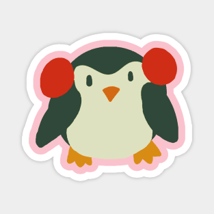 Cute Winter Penguin Magnet