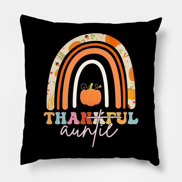 Thankful Auntie Pillow by ARTGUMY