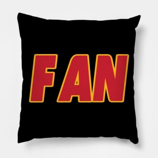 KC LYFE Kansas City Football SUPER FAN!!! Pillow