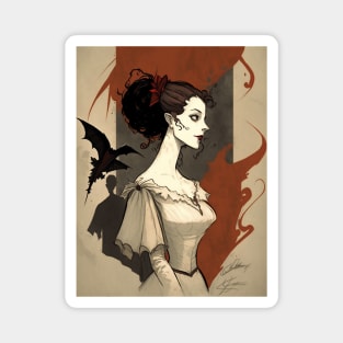 The Vampires Gothic Bride Magnet