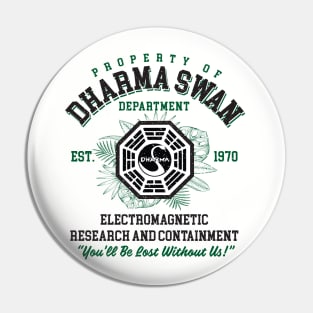 Property of Dharma Swan Department Pin