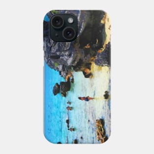 St. George Bermuda - Bathing in the Ocean Phone Case