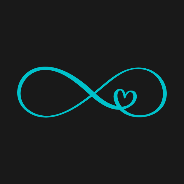 INFINITY heart forever love design by The Boho Cabana