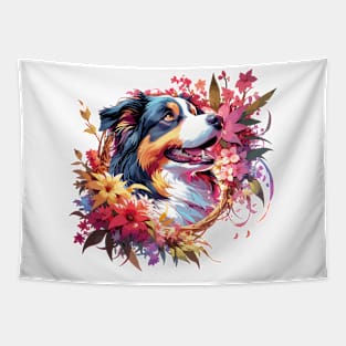 Australian Shepherd Joyful Mothers Day Dog Mom Gift Tapestry