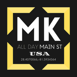 MK All Day Main St USA- Yellow T-Shirt