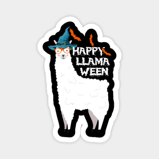 Llama costume halloween Happy Llamaween Magnet