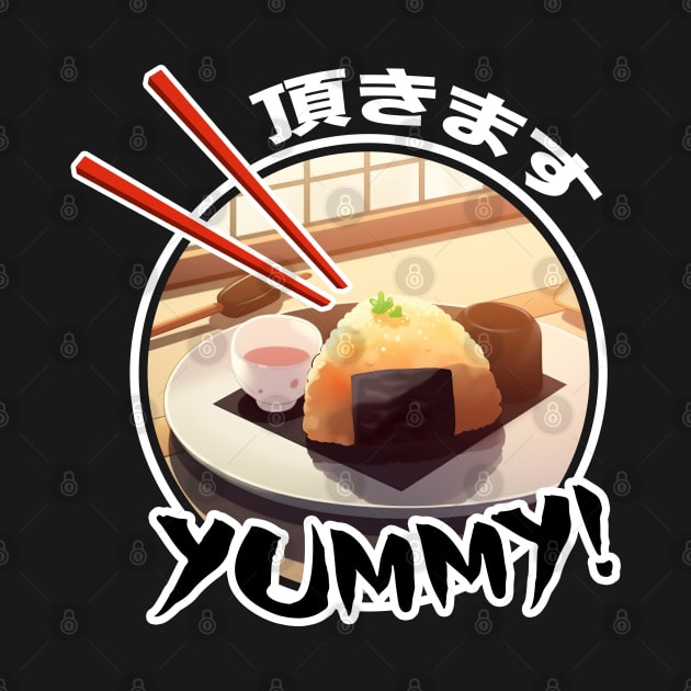 Delicous Japanese Food Onigiri - Anime Shirt by KAIGAME Art