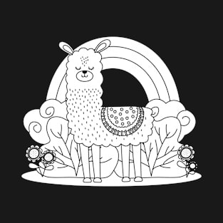 Llama Art T-Shirt