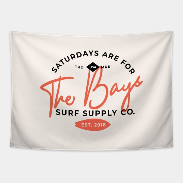 Saturdays are for The Bays Tapestry by CloudWalkerDesigns